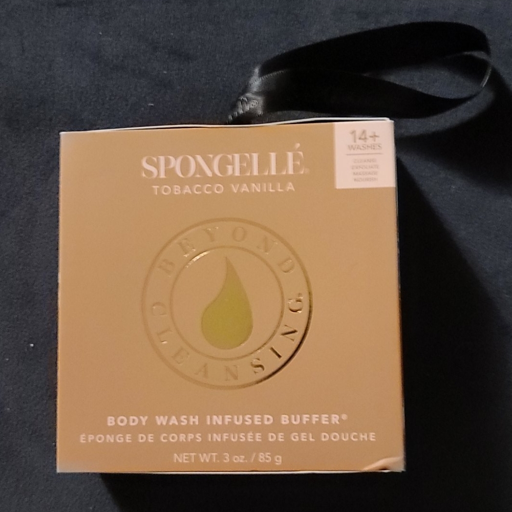 Spongelle Tobacco Vanilla bosy wash infused buffer